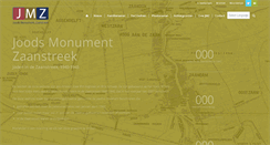 Desktop Screenshot of joodsmonumentzaanstreek.nl